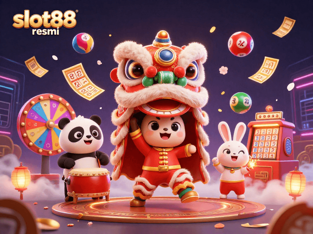 Experience the excitement of slot88 resmi with vibrant games and stunning action in a dynamic casino scene.