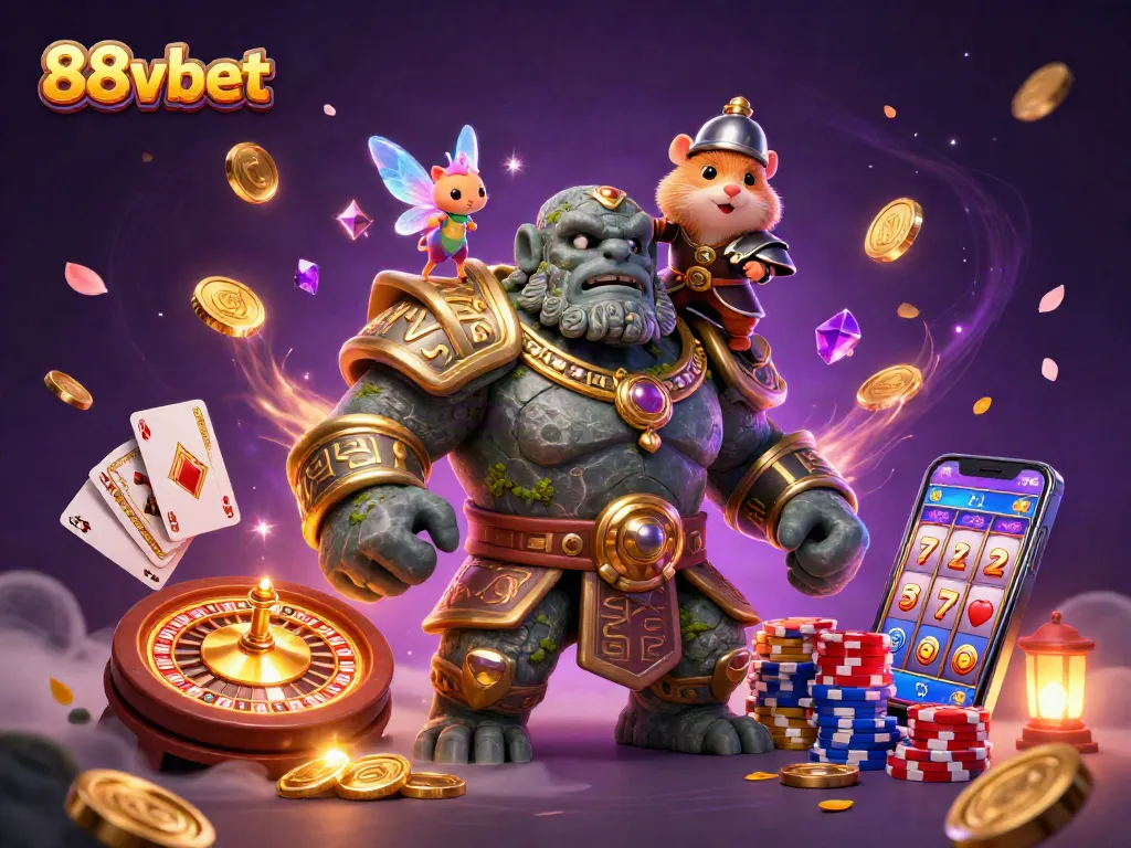 Win big at 88vbet casino with vibrant games and stunning visuals, featuring lively characters and dynamic elements.