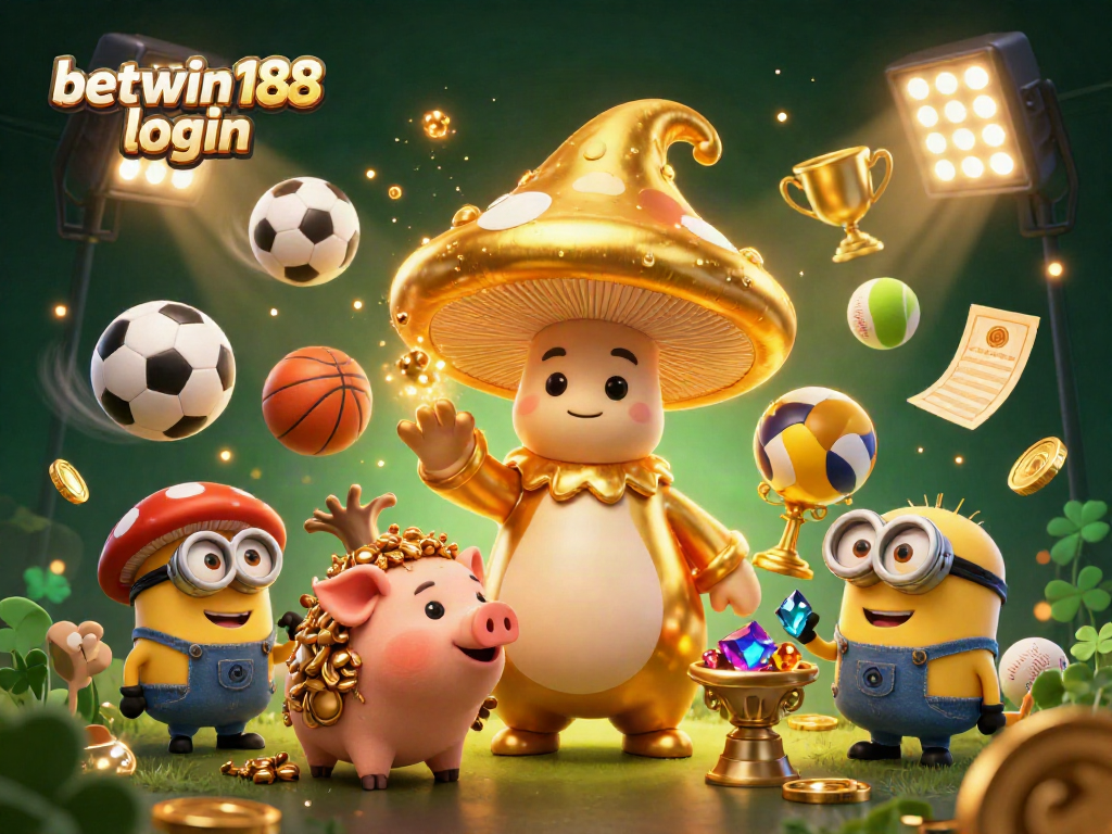 Engage with the betwin188 login adventure featuring a magical wizard and sports elements.