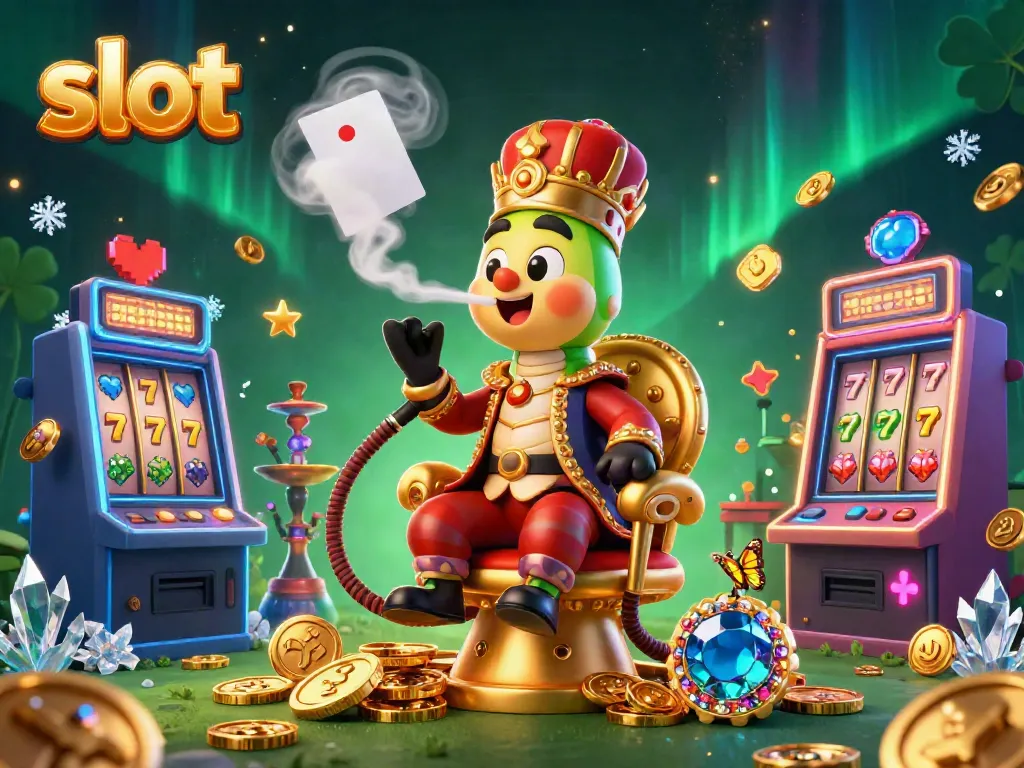 Slot mesin dengan karakter unik dan elemen permainan, menggairahkan untuk pemain kasino.