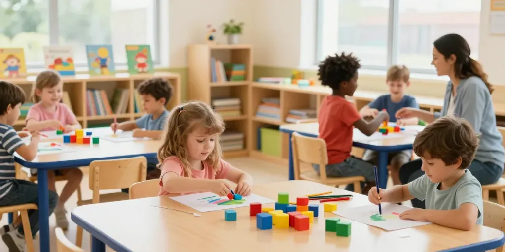 Anak-anak berkreasi di kelas RUSUNTOTO, https://rusuntoto.it.com/ menyemangati perkembangan karakter dan kreativitas.
