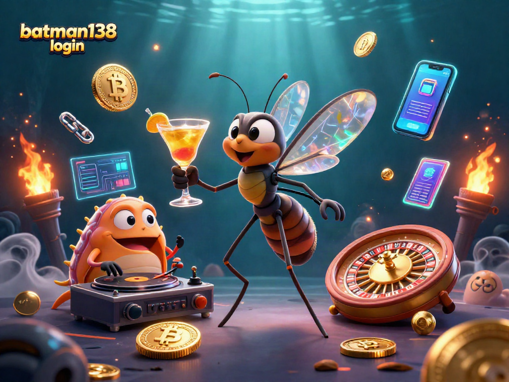 Experience batman138 login with a vibrant 3D casino scene featuring fun characters and engaging elements.