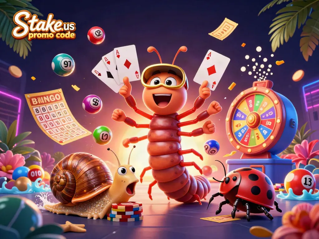 Claim your winnings with stake.us promo code in this vibrant 3D casino adventure
