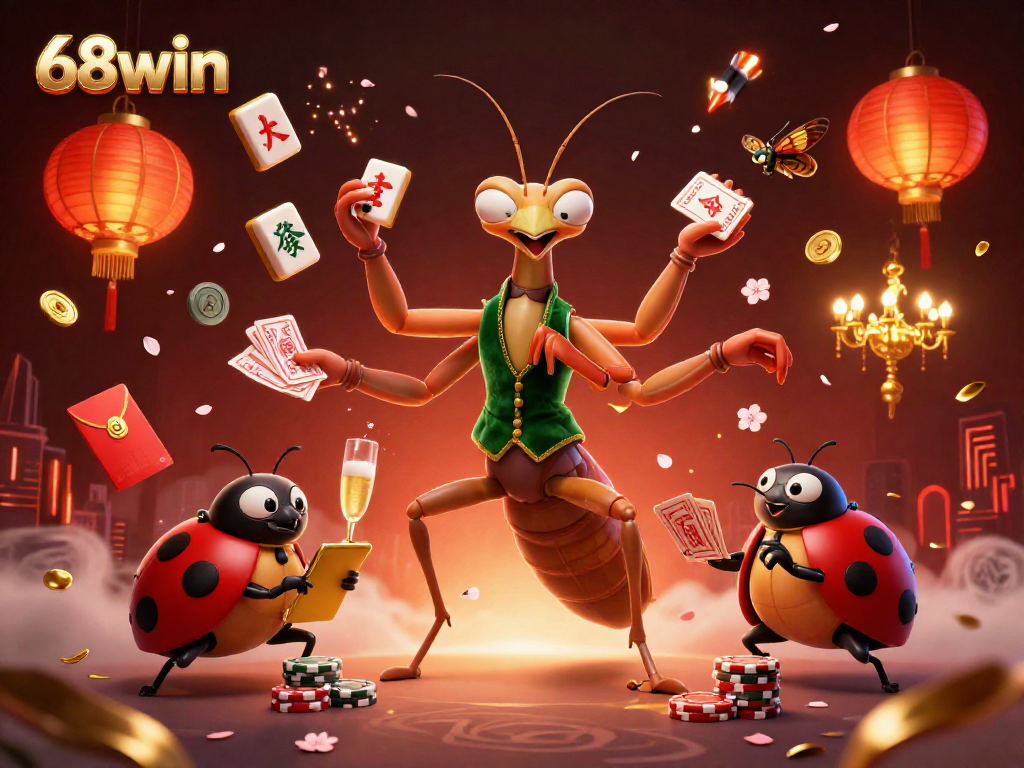 Join the excitement at 68win with vibrant characters and explosive casino elements!