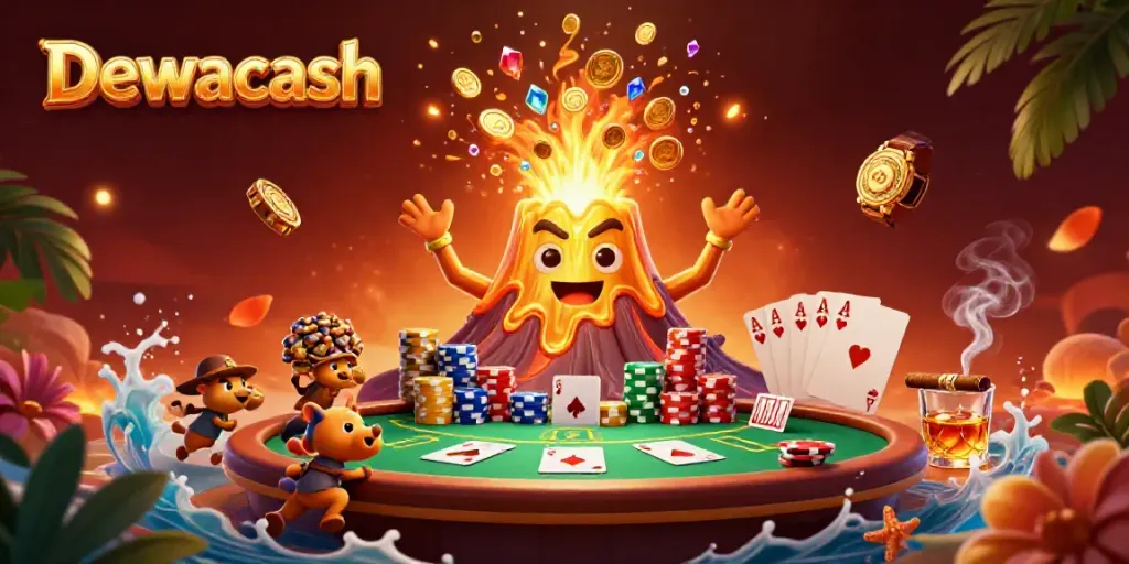 Dewacash offers thrilling online betting with vibrant treasures and poker excitement in a dynamic casino scene.
