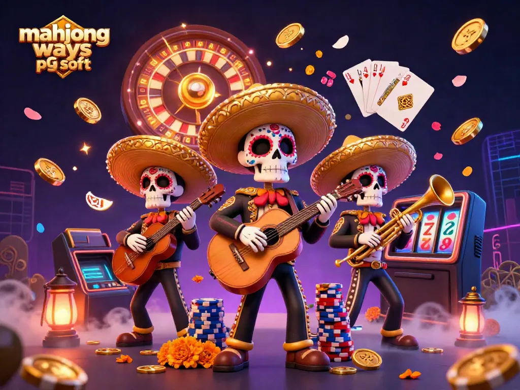 Experience the thrill with mahjong ways pg soft, featuring vibrant mariachi characters and dynamic casino elements.