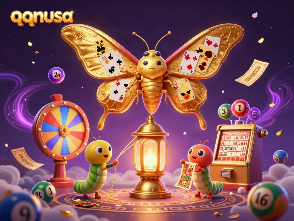 Engage with qqnusa in a vibrant 3D casino world filled with dynamic game elements.