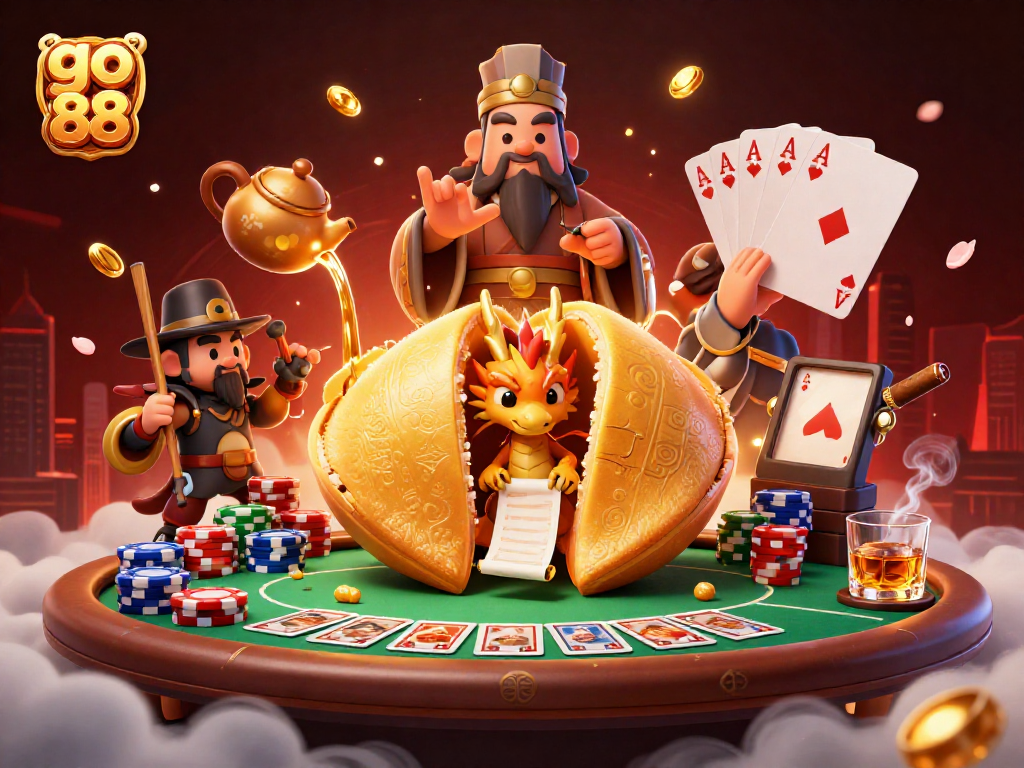 Engage with go 88 as the wise dragon unveils fortunes amid a vibrant poker scene.