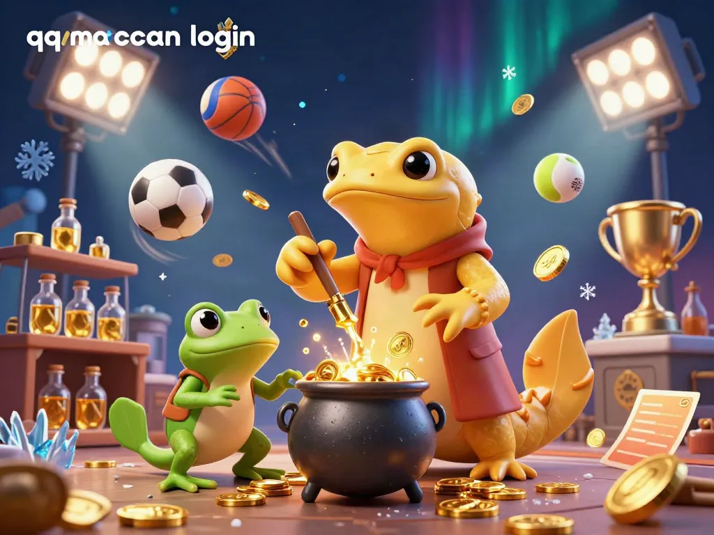 Join the 3D cartoon fantasy of the qqmacan login world with golden alchemy and sports excitement.