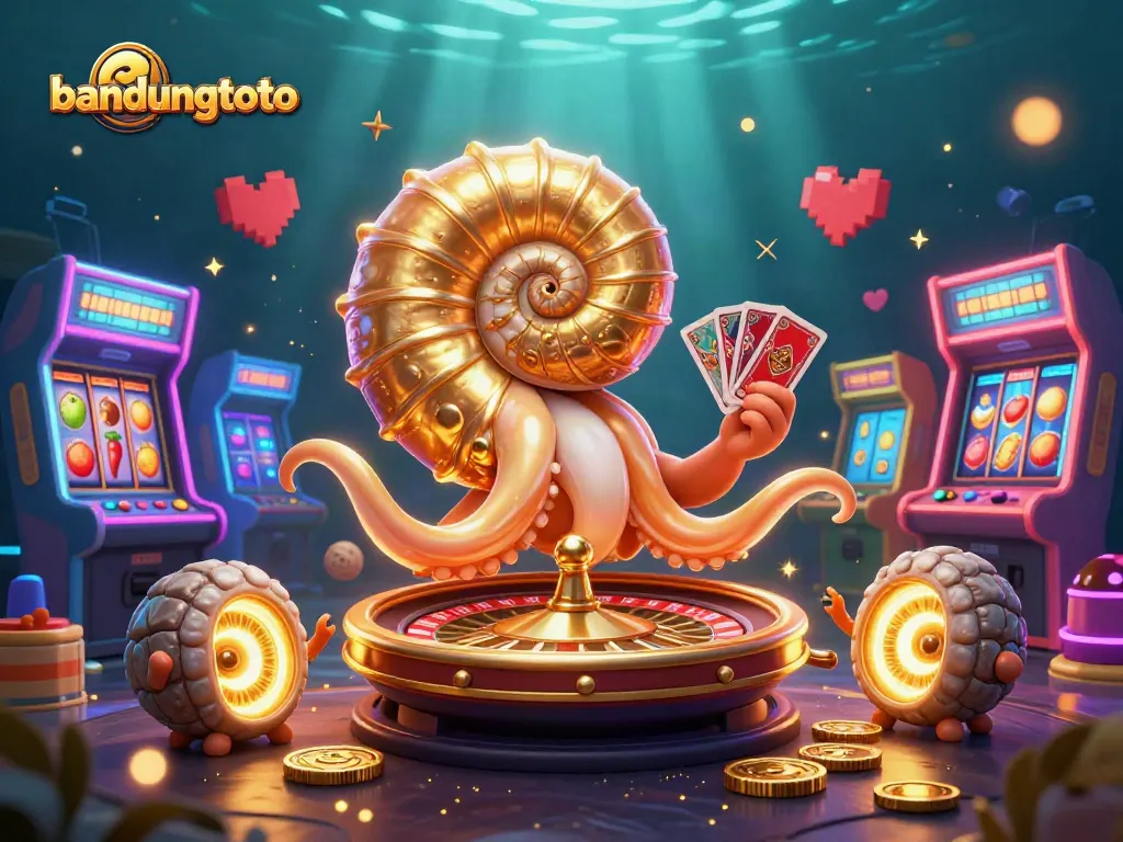 Experience excitement at bandungtoto with a vibrant, thrilling 3D casino illustration.