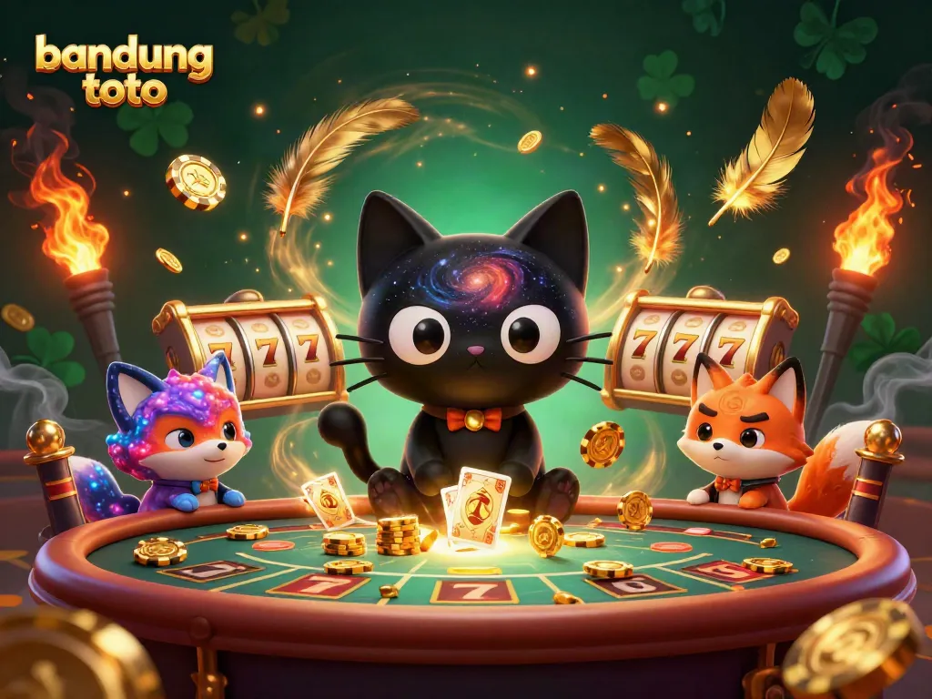 Experience exciting gameplay at bandung toto with vibrant casino elements and engaging characters in action.