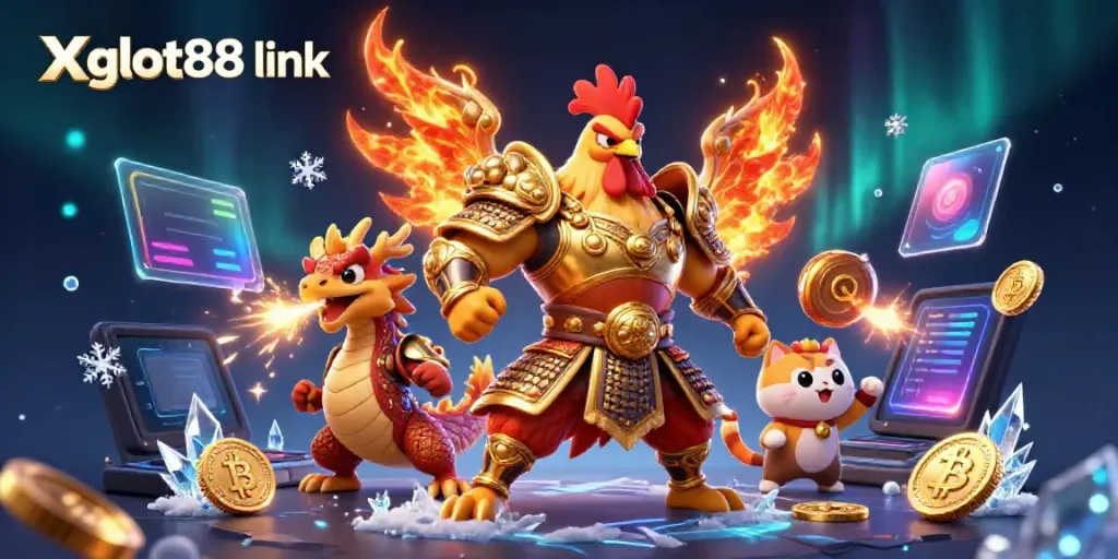Bergabunglah dengan Xgslot88 link dan menangkan jackpot besar dengan pejuang roosters dan naga berani di dunia kasino