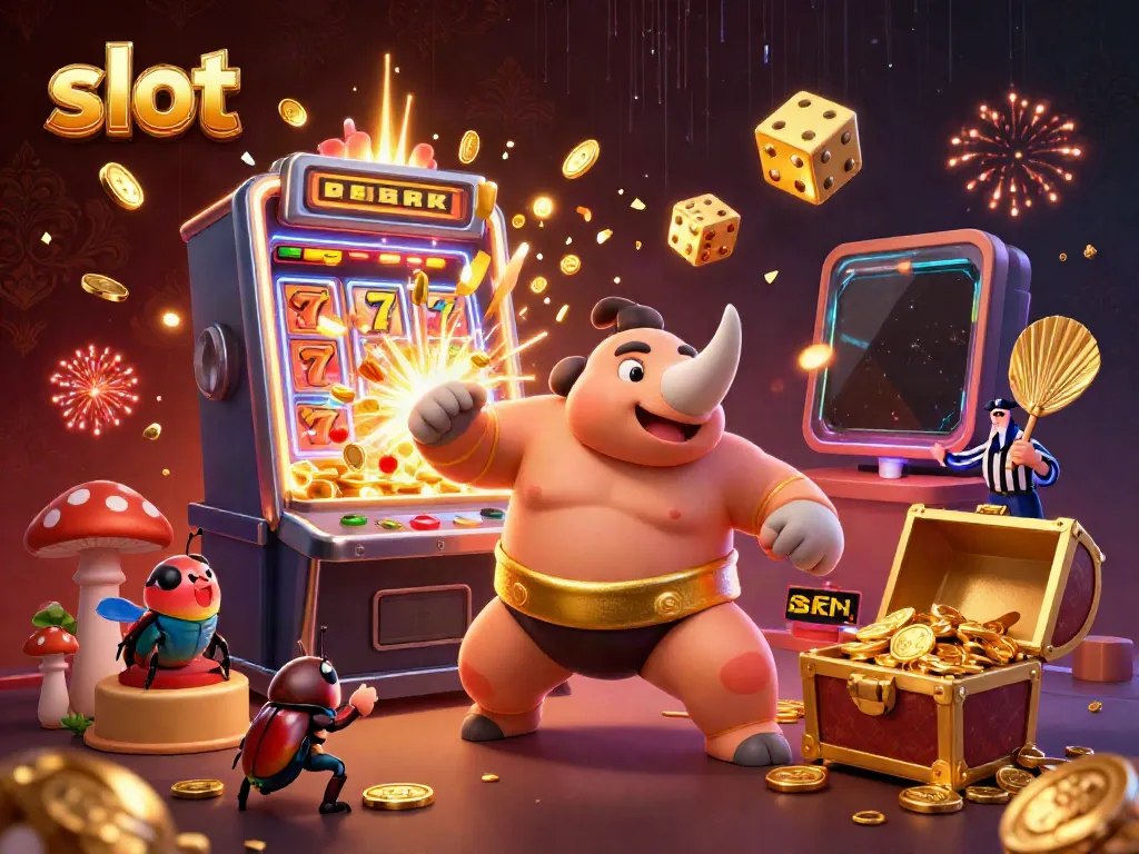 Experience the thrill of slots with explosive wins from a 3D slot machine and energetic characters.
