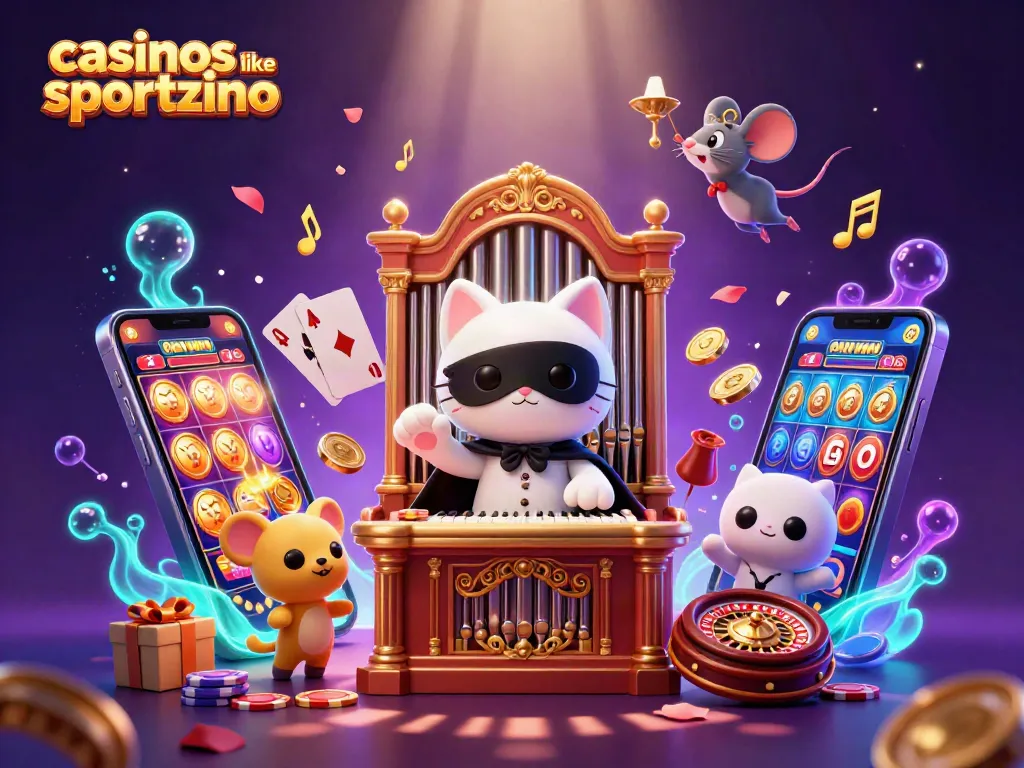 Experience thrilling gameplay at casinos like Sportzino with vibrant slot scenes and dynamic casino elements.